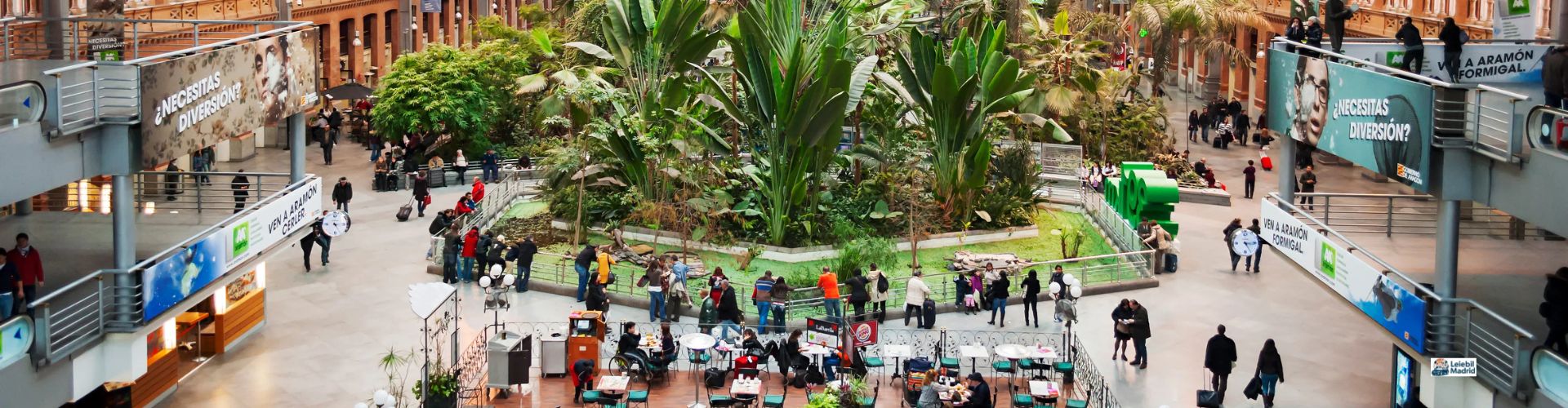 Leiebil ved Atocha jernbanestasjon